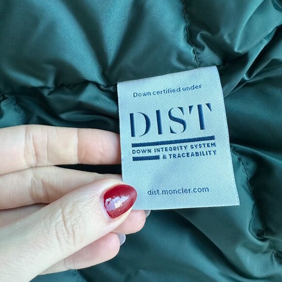 Men’s Green Moncler Queyron Giubbotto Jacket Size 3 (US Med/Large) - Picture 10 of 11